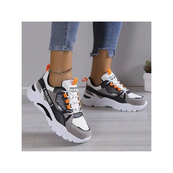Zapatillas deportivas gruesas para mujer con moda casual, cómodas, ligeras y adecuadas para deportes al aire libre - Imagen 13