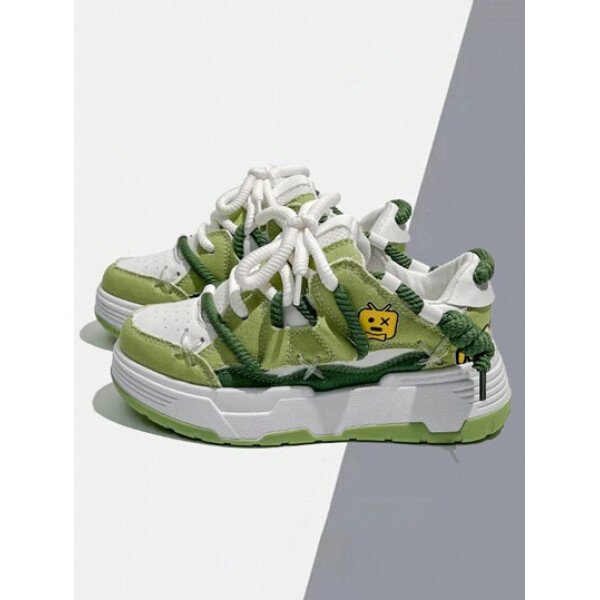 Nuevos zapatos deportivos de mujer para primavera y otoño, versátiles y con estilo callejero, zapatillas de moda simples y cómodas
