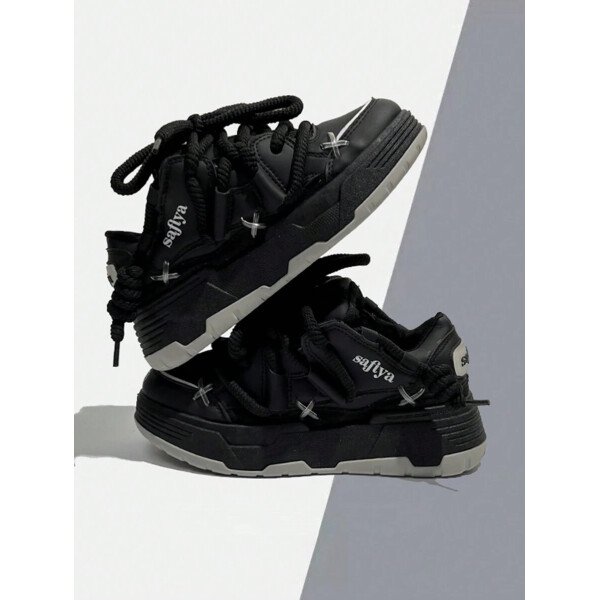Nuevos zapatos deportivos de mujer para primavera y otoño, versátiles y con estilo callejero, zapatillas de moda simples y cómodas - Imagen 2
