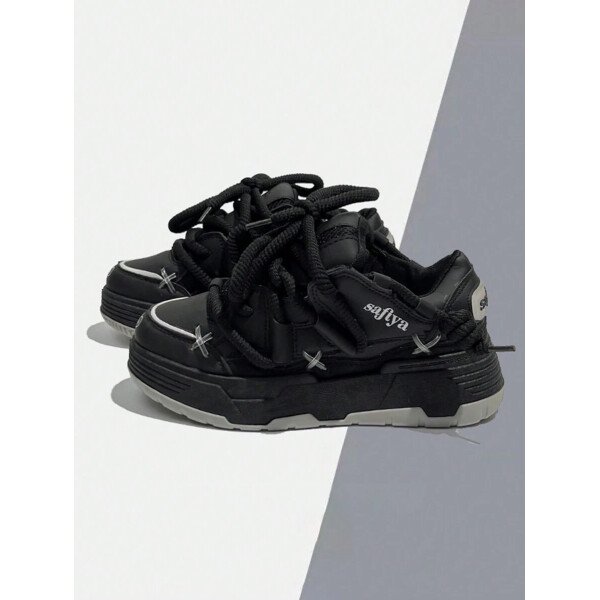 Nuevos zapatos deportivos de mujer para primavera y otoño, versátiles y con estilo callejero, zapatillas de moda simples y cómodas - Imagen 3