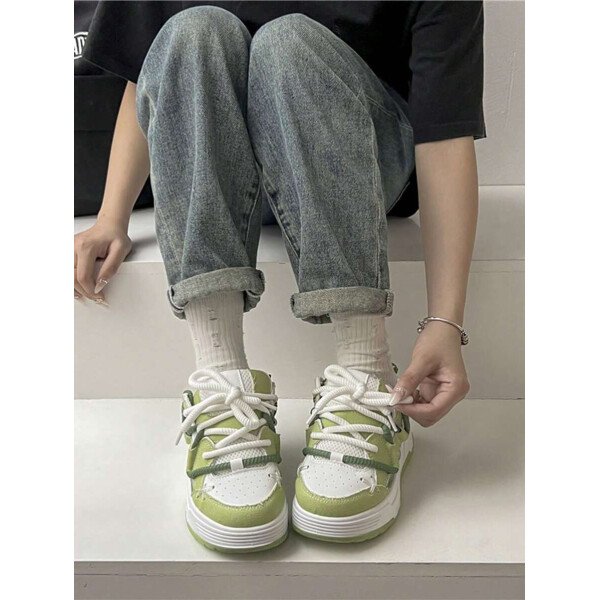 Nuevos zapatos deportivos de mujer para primavera y otoño, versátiles y con estilo callejero, zapatillas de moda simples y cómodas - Imagen 16