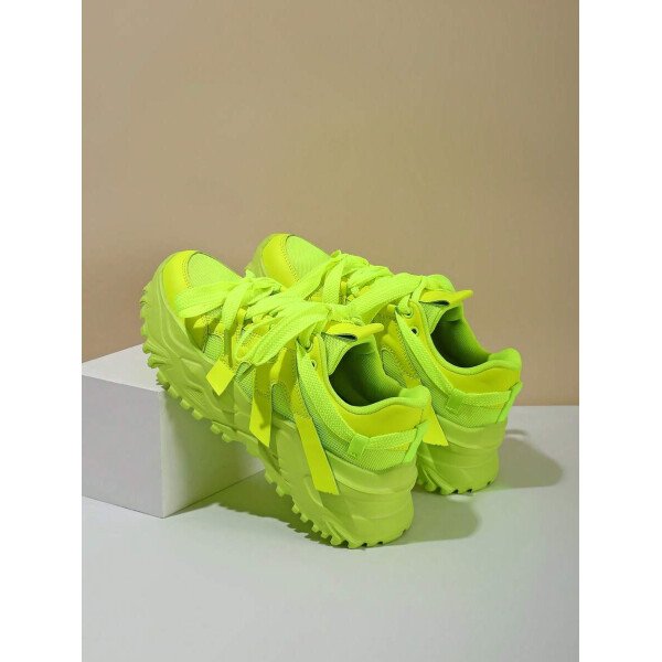 Zapatos casuales cómodos y de moda para otoño/invierno. Adecuados para la ciudad, el transporte, el ejercicio o los viajes. De punta redonda, bajo empeine, con bloques de color, versátiles y perfectos para regalar como zapatos deportivos para mujer, zapatillas para mujer - Imagen 16