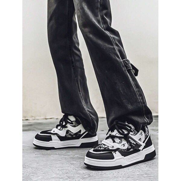 Zapatillas deportivas ligeras y transpirables de estilo casual con suela gruesa, versátiles para hombre - Imagen 4