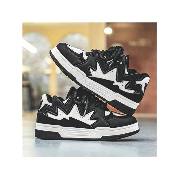 Zapatillas deportivas ligeras y transpirables de estilo casual con suela gruesa, versátiles para hombre - Imagen 9