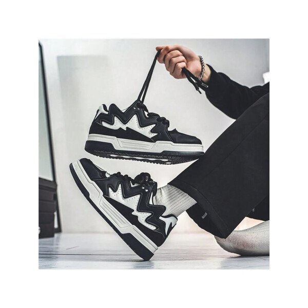 Zapatillas deportivas ligeras y transpirables de estilo casual con suela gruesa, versátiles para hombre - Imagen 13