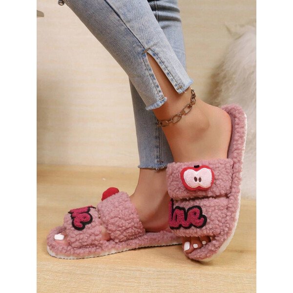 Zapatillas de casa de mujer de peluche, zapatillas de oso, zapatillas negras, zapatillas lindas, zapatillas , zapatillas de suela fina de EVA, zapatillas ligeras, zapatillas de suela suave, zapatillas mudas, zapatillas para suelos de madera, zapatillas de dormitorio, zapatillas de interior, zapatillas de hogar, zapatillas de patio, zapatillas de oficina, zapatillas de hotel, zapatillas de alfombra, zapatillas de dibujos animados, zapatillas esponjosas, zapatillas de mujer - Imagen 60