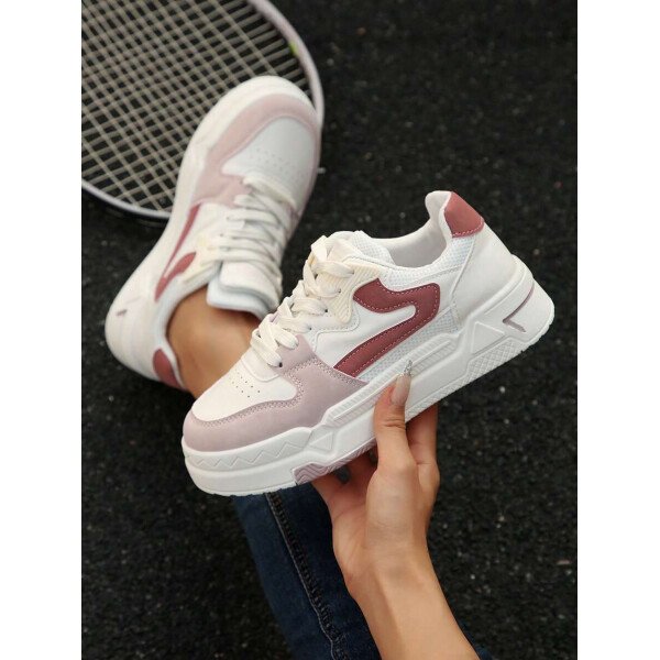 Nuevos zapatos de skate para estudiantes mujer primavera 2025 en blanco y negro, zapatillas de moda versátiles y respirables, zapatos casuales estilo Ins - Imagen 26