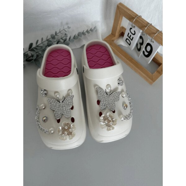 Sandalias con plataforma casuales y lindas para mujer, zapatos versátiles y cómodos de slip-on para usar dentro y fuera de la casa de manera elegante - Imagen 10