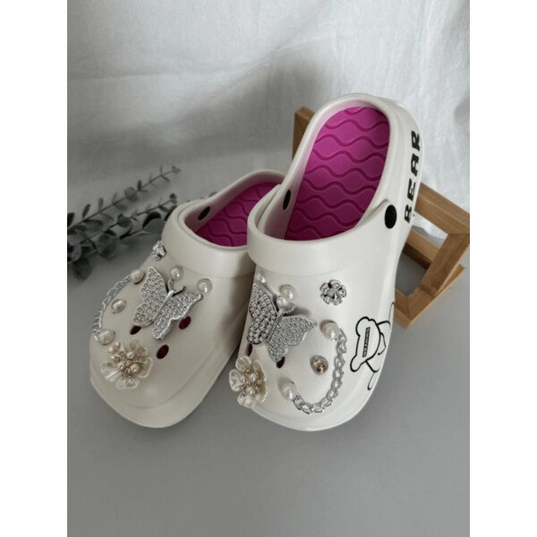 Sandalias con plataforma casuales y lindas para mujer, zapatos versátiles y cómodos de slip-on para usar dentro y fuera de la casa de manera elegante - Imagen 12