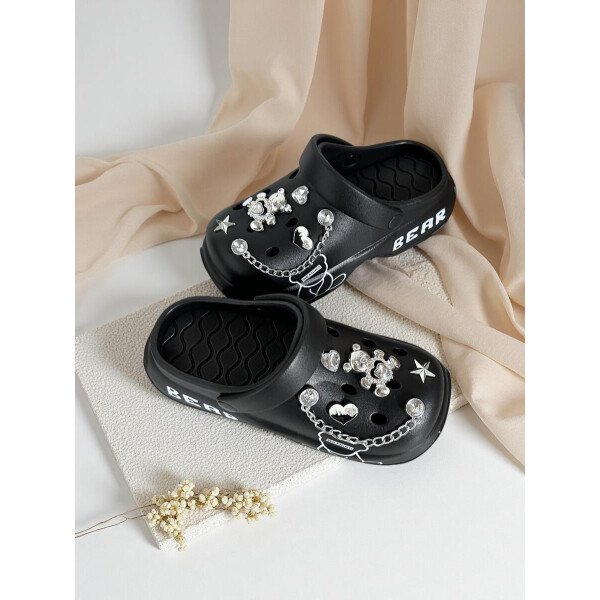 Sandalias con plataforma casuales y lindas para mujer, zapatos versátiles y cómodos de slip-on para usar dentro y fuera de la casa de manera elegante - Imagen 26