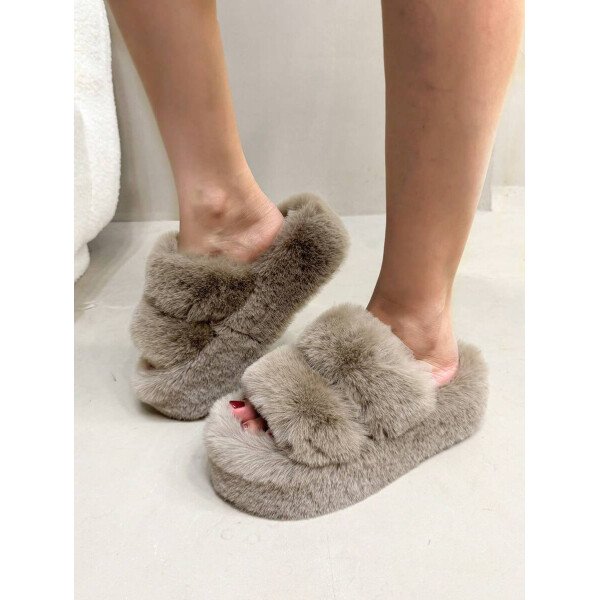 Nuevas zapatillas de mujer de invierno con suela gruesa y tacón alto esponjoso, zapatillas de estilo hada de otoño para uso en exteriores con plataforma elevadora pequeña, zapatillas de oficina para interiores, tallas 34-42 - Imagen 32