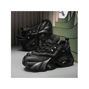 Zapatos de verano para hombre, transpirables, de marca moderna, combinables, de alta gama, con amortiguación de aire, deportivos, para correr, de suela gruesa, blancos.