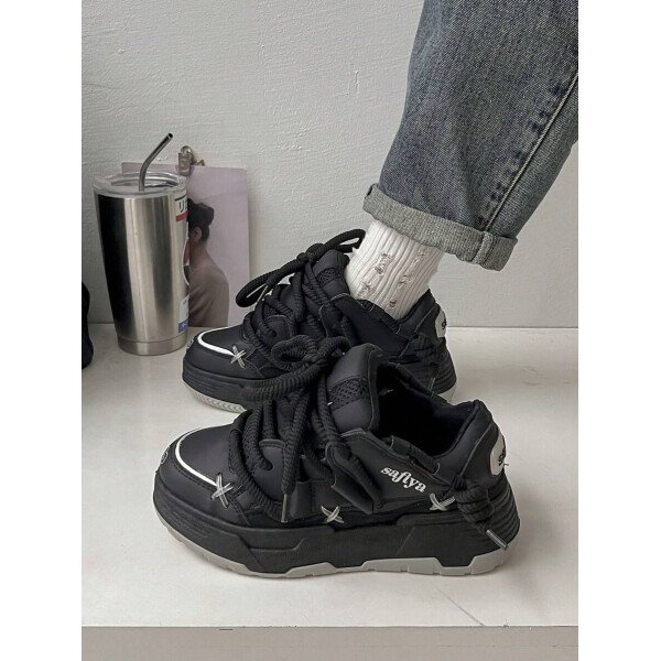 Nuevos zapatos deportivos de moda, ligeros, con cordones, cómodos, de casual para mujer - Imagen 10