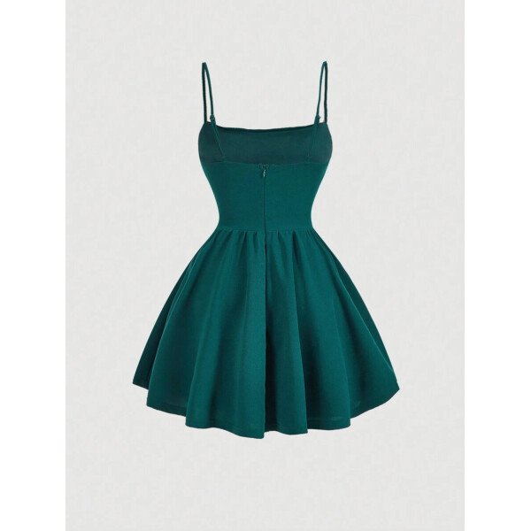 Vestido de verano blanco con estructura de corset y drapeado - Imagen 48