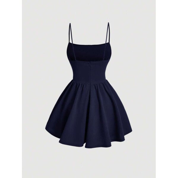 Vestido de verano blanco con estructura de corset y drapeado - Imagen 60