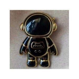 Funda universal para teléfono móvil con diseño de astronauta tridimensional, soporte de pasta, creativo, plegable, fácil de transportar