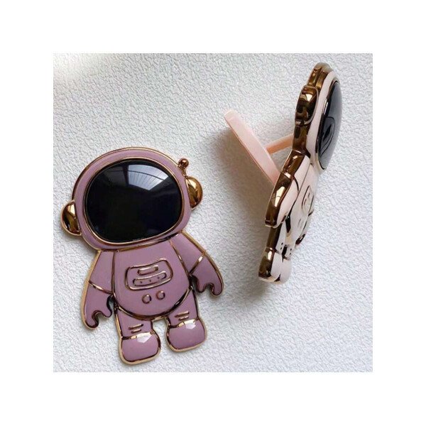 Funda universal para teléfono móvil con diseño de astronauta tridimensional, soporte de pasta, creativo, plegable, fácil de transportar - Imagen 3
