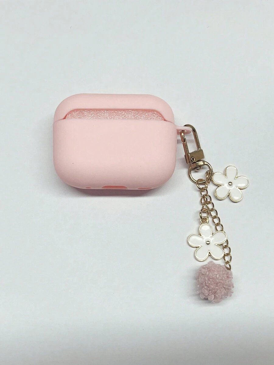 Funda de silicona líquida con diseño minimalista de flor compatible con el estuche de protección de , auriculares Bluetooth de Apple - Imagen 18