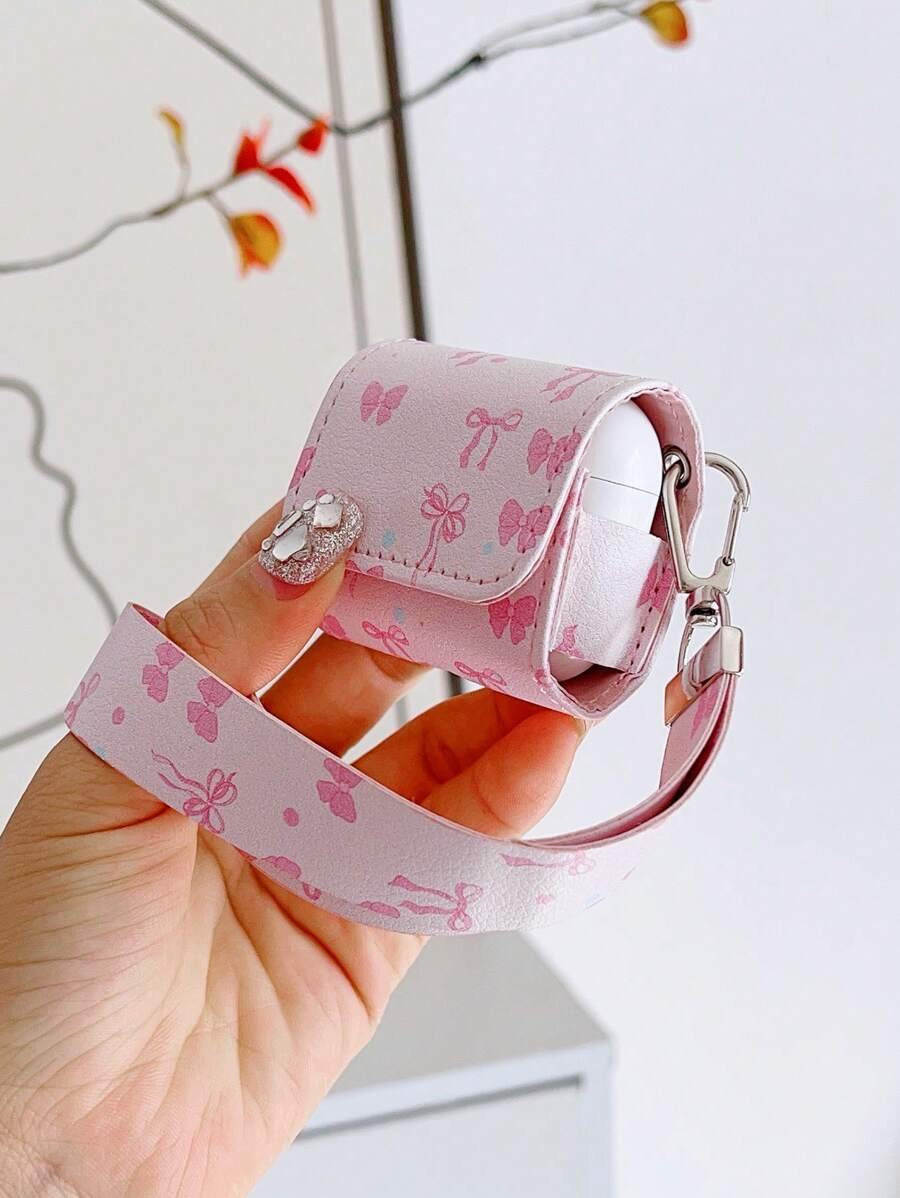 Funda protectora con lazo en forma de corazón rosa para Apple 4, tapa abatible para Pro 2, 1/3, funda para el Body completo - Imagen 5