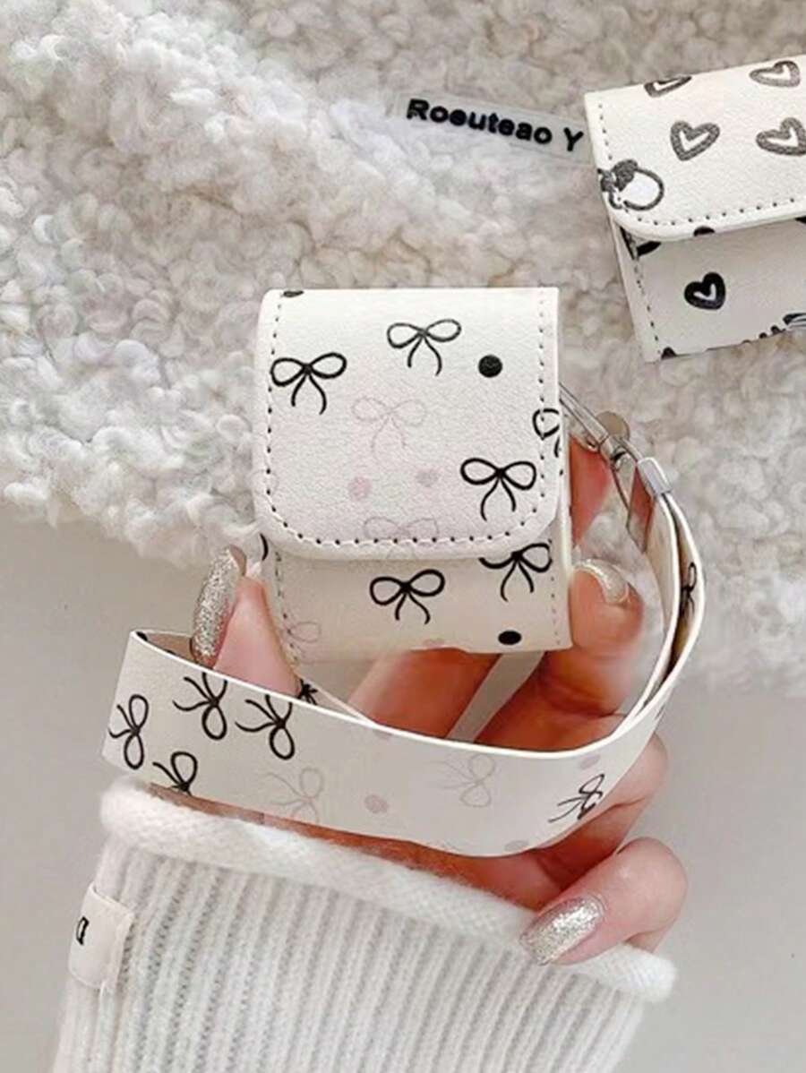 Funda protectora con lazo en forma de corazón rosa para Apple 4, tapa abatible para Pro 2, 1/3, funda para el Body completo - Imagen 8