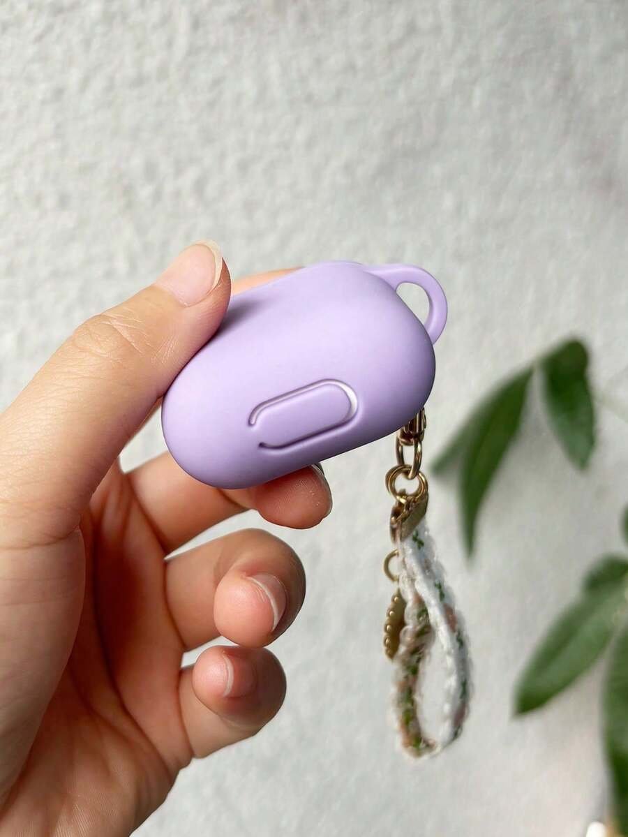 Funda de silicona suave de una sola pieza con diseño de flor de margarita compatible con 4 Pro2, 3, Airpods2 y 1, llavero - Imagen 9