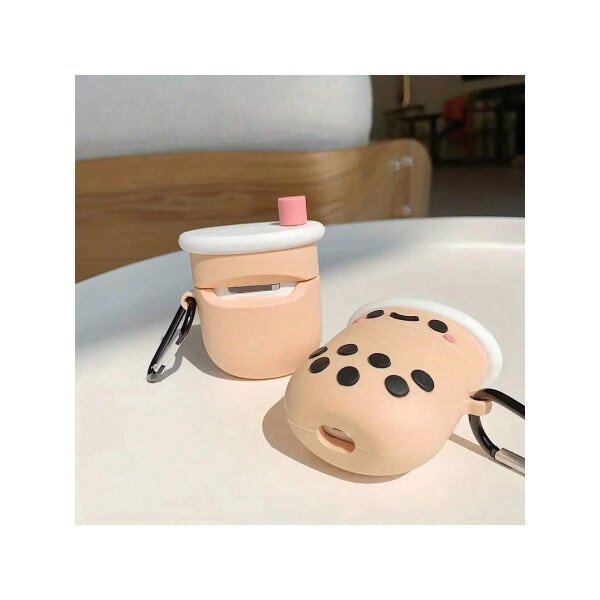 Estuche de silicona para AirPods 1/2 Pro y AirPod 3 con diseño de taza de té con leche de dibujos animados 3D - ¡Perfecto! - Imagen 8