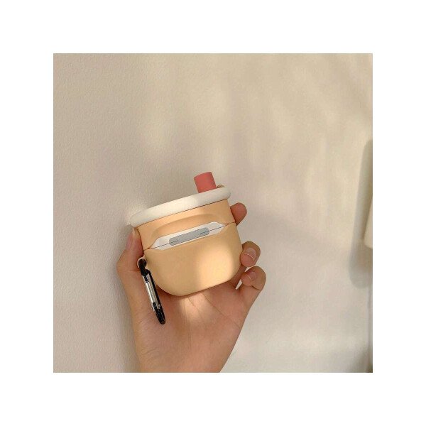 Estuche de silicona para AirPods 1/2 Pro y AirPod 3 con diseño de taza de té con leche de dibujos animados 3D - ¡Perfecto! - Imagen 11