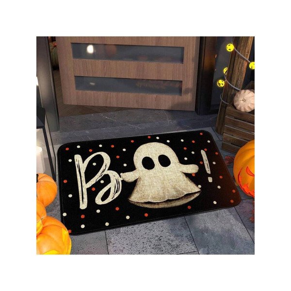 Alfombra clásica con patrón geométrico de piedra, alfombra de estilo rural retro, alfombra de cocina de estilo rústico, material de franela suave, cómodo y fácil de limpiar, adecuado para dormitorio, sala de estar, comedor, entrada de baño y lavadero. - Imagen 6