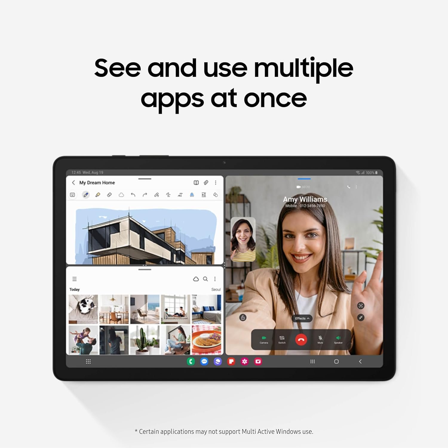 Samsung Galaxy Tab A9+ Tablet Android de 11 pulgadas y 64 GB, pantalla grande, altavoces cuádruples, chipset mejorado, pantalla de múltiples ventanas, diseño delgado, ligero, duradero, versión - Imagen 8