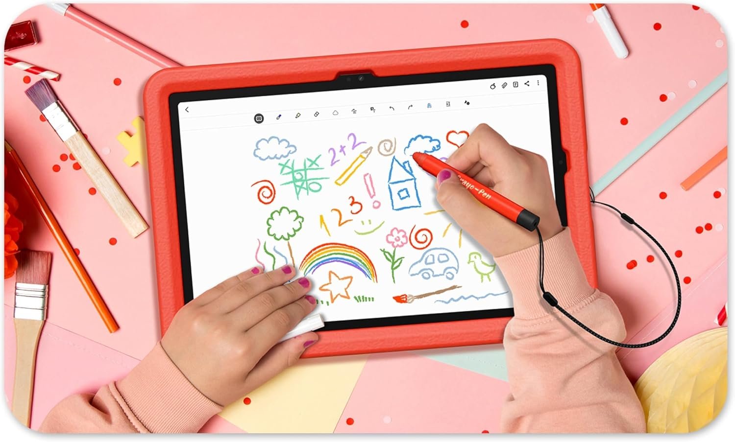 Samsung Galaxy Tab A9+ Tablet Android de 11 pulgadas y 64 GB, pantalla grande, altavoces cuádruples, chipset mejorado, pantalla de múltiples ventanas, diseño delgado, ligero, duradero, versión - Imagen 34