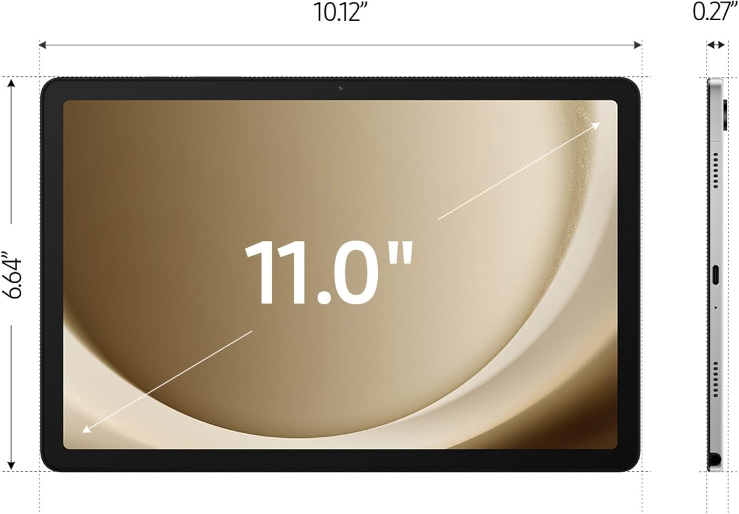 Samsung Galaxy Tab A9+ Tablet Android de 11 pulgadas y 64 GB, pantalla grande, altavoces cuádruples, chipset mejorado, pantalla de múltiples ventanas, diseño delgado, ligero, duradero, versión - Imagen 38