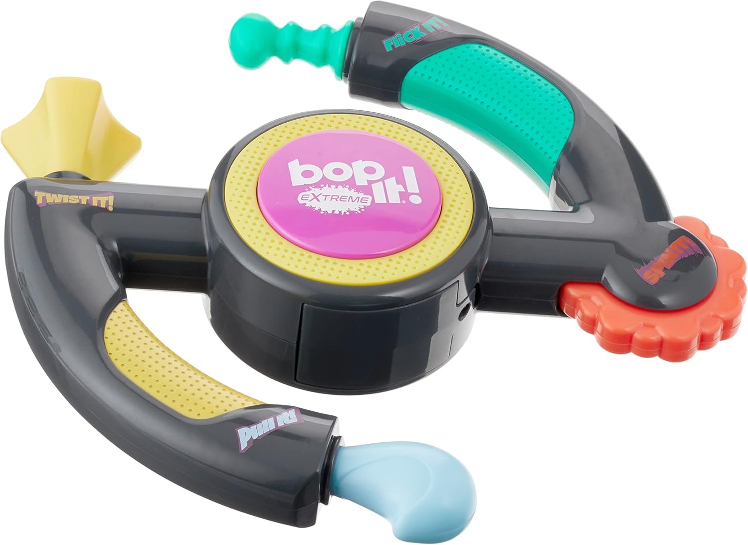 Hasbro Gaming Bop It Extreme - Juego electrónico para 1 o más jugadores, divertido juego interactivo de fiesta para niños a partir de 8 años, 4 modos incluyendo modo uno a uno (exclusivo de Amazon)