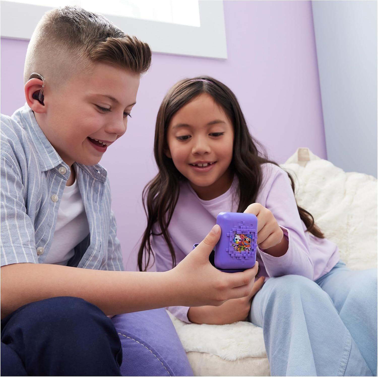 Mascota digital interactiva con estuche con 15 animales en el interior, mascotas electrónicas virtuales reaccionan al tacto, juguetes para niños para niñas y niños - Imagen 2