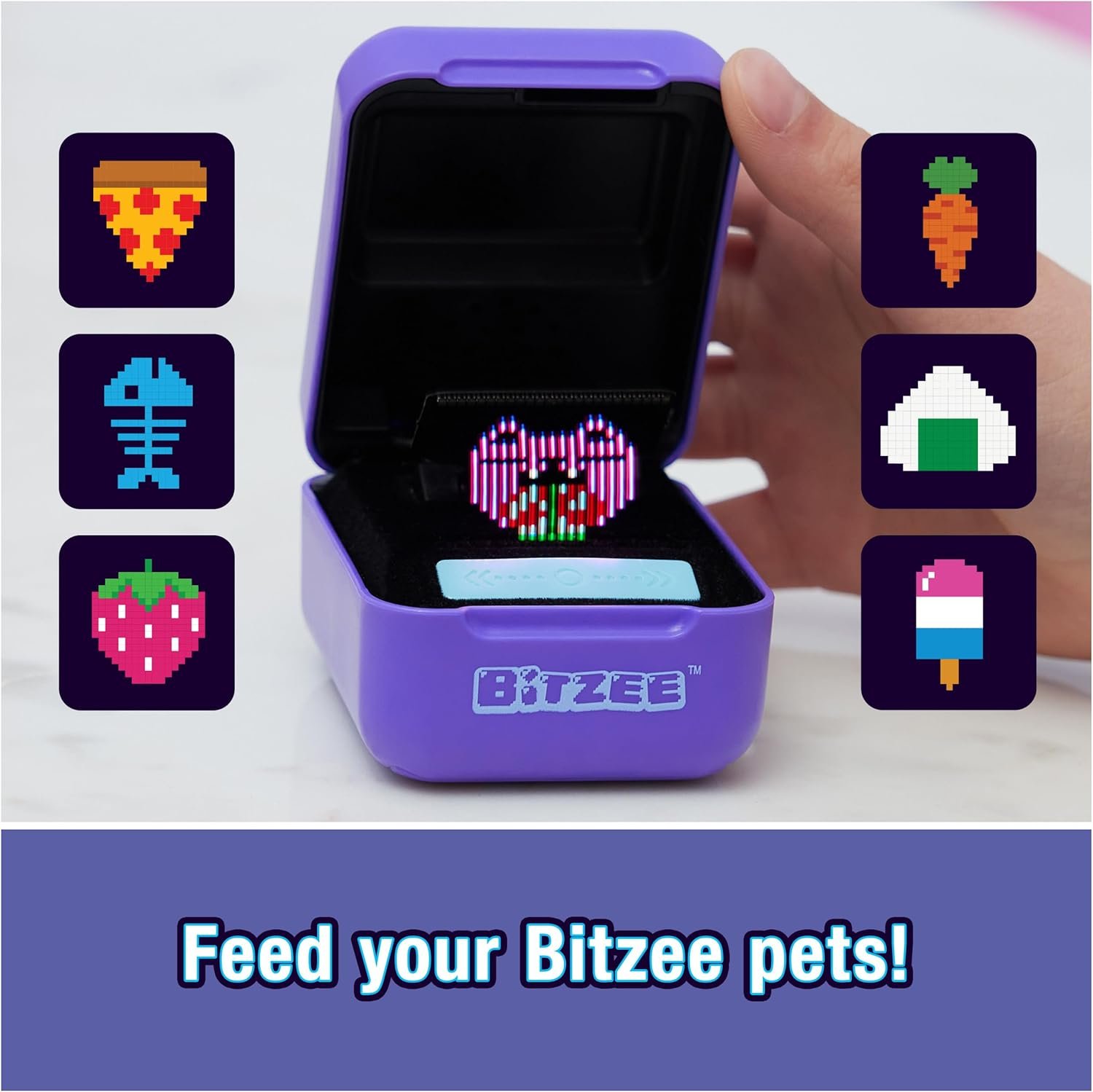 Mascota digital interactiva con estuche con 15 animales en el interior, mascotas electrónicas virtuales reaccionan al tacto, juguetes para niños para niñas y niños - Imagen 8
