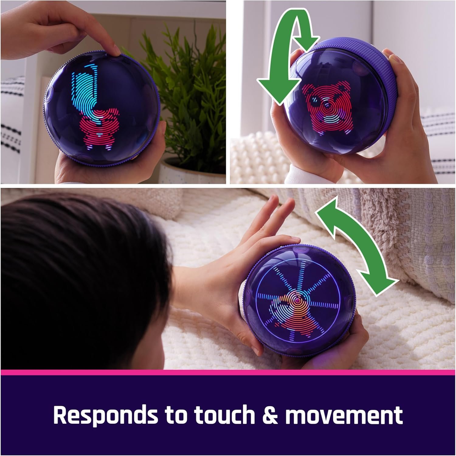 Mascota digital interactiva con estuche con 15 animales en el interior, mascotas electrónicas virtuales reaccionan al tacto, juguetes para niños para niñas y niños - Imagen 11