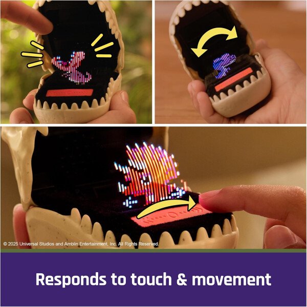 Mascota digital interactiva con estuche con 15 animales en el interior, mascotas electrónicas virtuales reaccionan al tacto, juguetes para niños para niñas y niños - Imagen 20