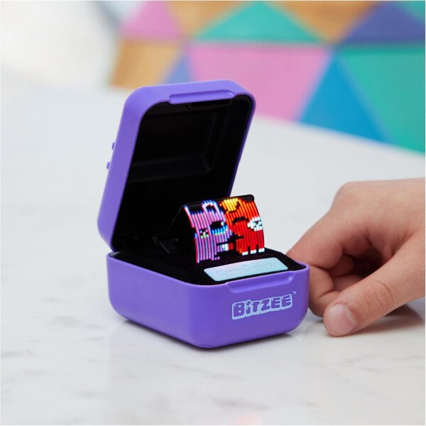 Mascota digital interactiva con estuche con 15 animales en el interior, mascotas electrónicas virtuales reaccionan al tacto, juguetes para niños para niñas y niños - Imagen 47