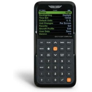 ASA Computadora de vuelo CX-3 - E6B electrónica avanzada para una planificación precisa de vuelo y preparación de exámenes de la FAA