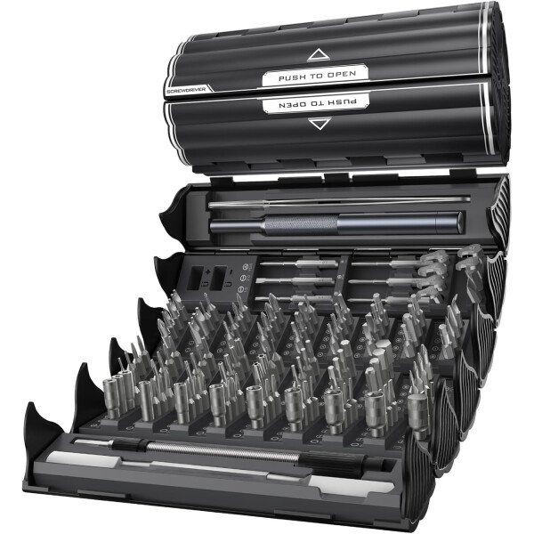 AXTH Juego de destornilladores de precisión pequeños 25 en 1, kit de herramientas de reparación magnética profesional para teléfono, computadora, reloj, laptop, Macbook, timbre de timbre de anillo, - Imagen 24