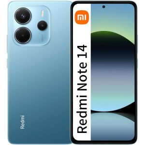 Xiaomi Redmi Note 14 4G LTE (para Tmobile Mint Tello Global) (256 GB + 8 GB) Cámara AI de 6.67 pulgadas 120Hz 108MP Versión Global Dual Sim (azul océano)