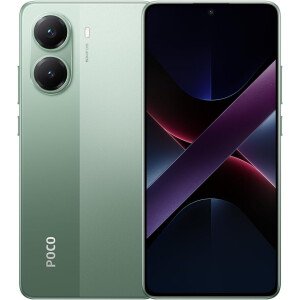 Xiaomi Poco X7 PRO 5G + 4G LTE (para Tmobile Mint Tello & Global) (256 GB + 8 GB) Ai 6.67 pulgadas 50MP Gamers Phone NFC Dual SIM Desbloqueado Modelo 2412DPC0AG (Verde)