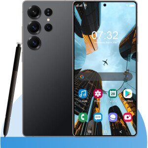 Smartphone Android de 7.3 pulgadas FHD+ desbloqueado, 12 GB de RAM, 512 GB de almacenamiento, cámara de 108 MP+72 MP, batería de 8800 mAh, teléfono dual SIM 5G, almacenamiento ampliable, Android 14
