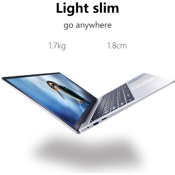 Computadora portátil de 14.1 pulgadas, portátil de cuatro núcleos, Windows 11, portátil tradicional con 6 GB DDR4 256 GB SSD 2.4/5G WiFi BT4.0 HDMI USB 3.0, batería de gran capacidad - Imagen 3