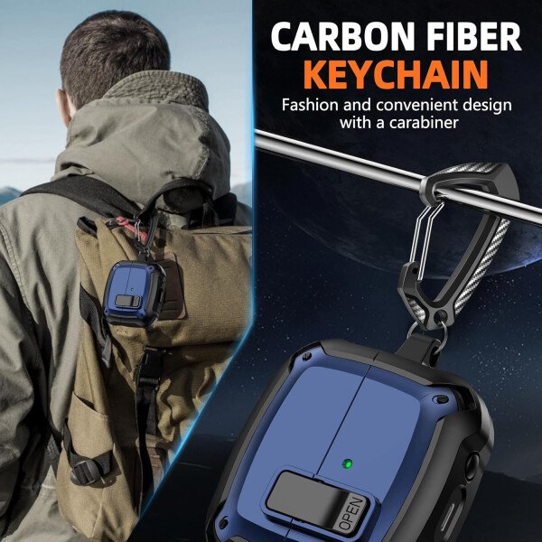 Compatible con Samsung Galaxy Buds3 FE (2025) / Buds3 Pro (2024) / Buds 3 Case (2024) con soporte para teléfono, compatible con MagSafe, con diseño de clip de bloqueo seguro y kit de - Imagen 113