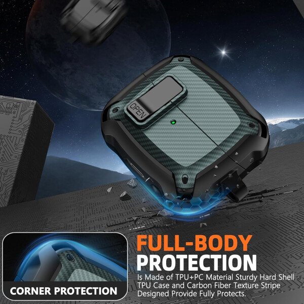 Compatible con Samsung Galaxy Buds3 FE (2025) / Buds3 Pro (2024) / Buds 3 Case (2024) con soporte para teléfono, compatible con MagSafe, con diseño de clip de bloqueo seguro y kit de - Imagen 128