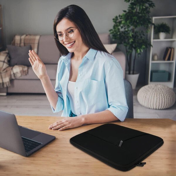 Funda protectora para portátil de 14 pulgadas, funda protectora suave acolchada para computadora portátil, funda duradera compatible con MacBook HP Lenovo Dell ASUS Acer Chromebook de 14 pulgadas, - Imagen 12