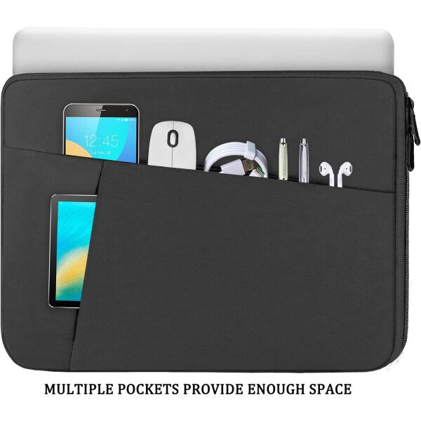Funda protectora para portátil de 14 pulgadas, funda protectora suave acolchada para computadora portátil, funda duradera compatible con MacBook HP Lenovo Dell ASUS Acer Chromebook de 14 pulgadas, - Imagen 16
