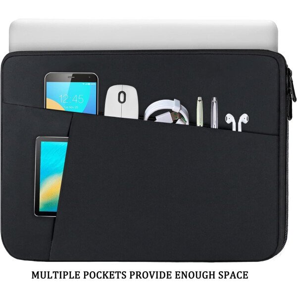 Funda protectora para portátil de 14 pulgadas, funda protectora suave acolchada para computadora portátil, funda duradera compatible con MacBook HP Lenovo Dell ASUS Acer Chromebook de 14 pulgadas, - Imagen 23