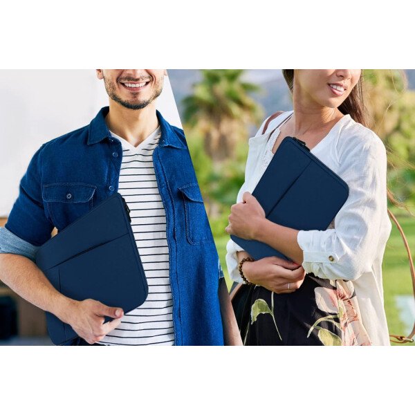 Funda protectora para portátil de 14 pulgadas, funda protectora suave acolchada para computadora portátil, funda duradera compatible con MacBook HP Lenovo Dell ASUS Acer Chromebook de 14 pulgadas, - Imagen 34