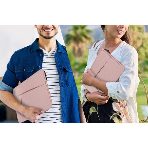 Funda protectora para portátil de 14 pulgadas, funda protectora suave acolchada para computadora portátil, funda duradera compatible con MacBook HP Lenovo Dell ASUS Acer Chromebook de 14 pulgadas, - Imagen 48